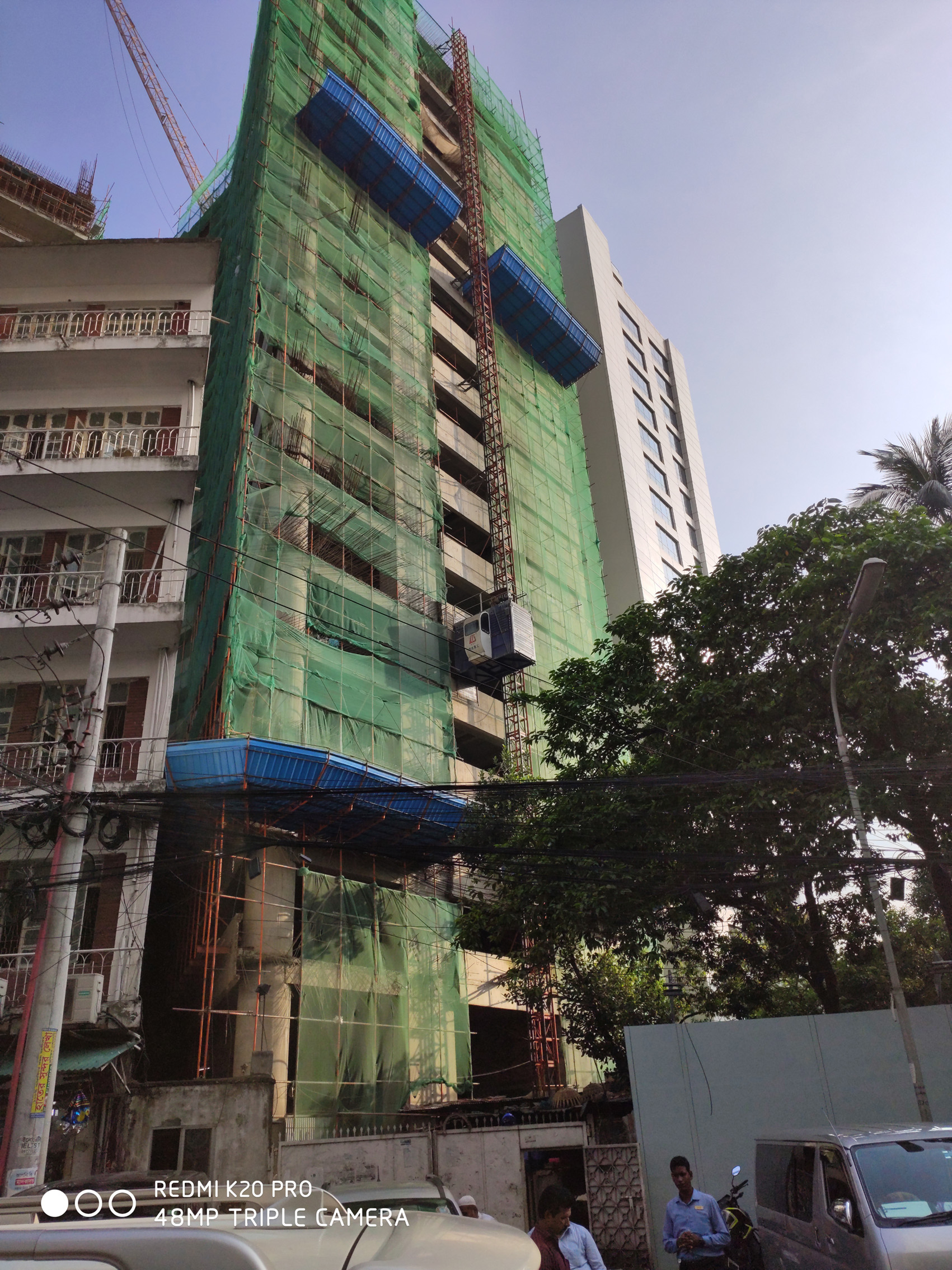 In Dhaka,Bangladesh,HONGDA SC200 Construction Hoist